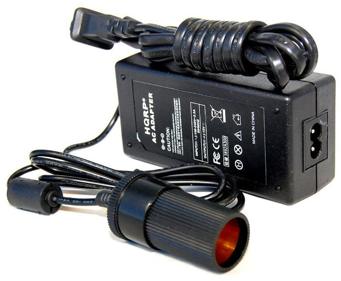 HQRP 110V220V AC to 12V DC Car Power Adapter Converter Cigarette